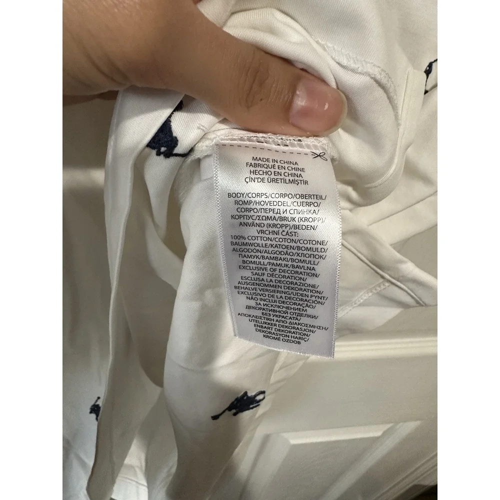 Polo Ralph Lauren Classic Fit Multi-pony Polo - White - Size: M